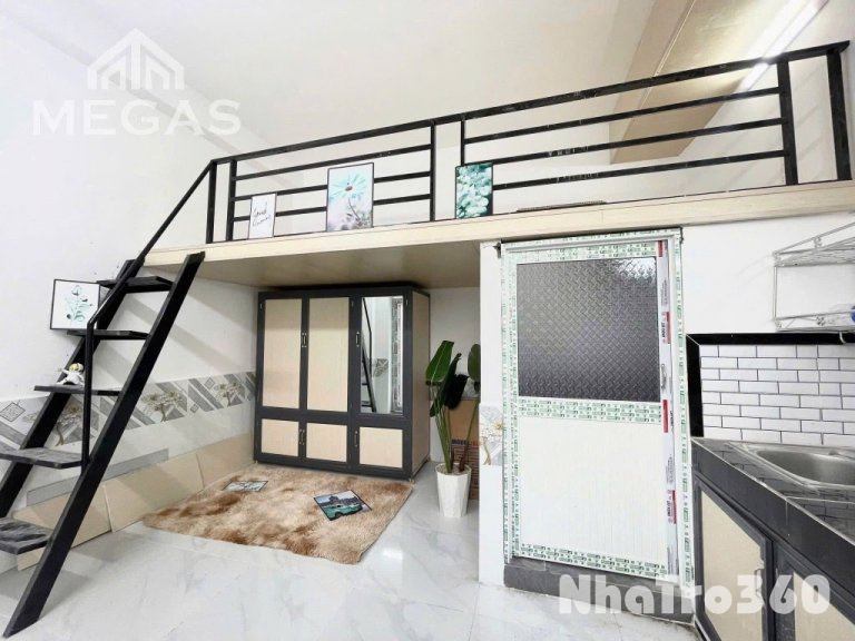 Trọ gác siêu cao_cửa sổ trời_công viên Phú Lâm