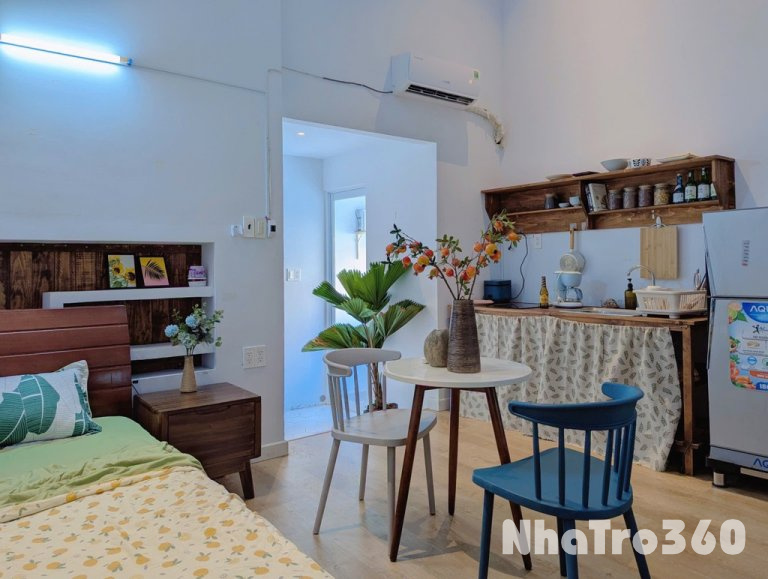 Căn hộ studio cửa sổ trời gần sân bay Tân Bình