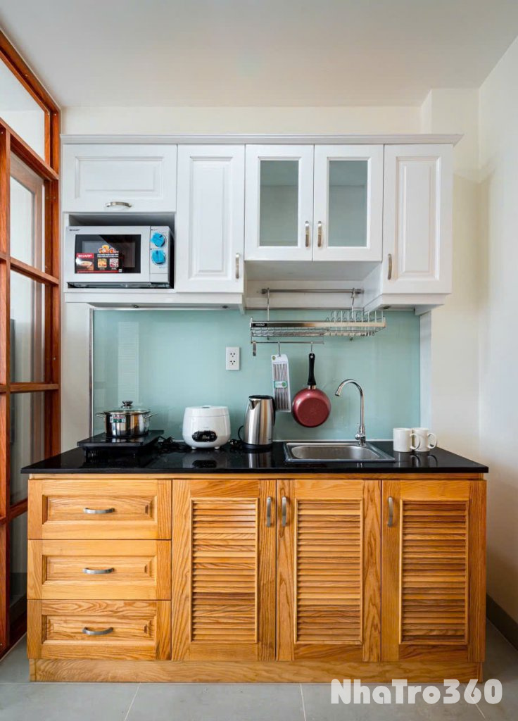 CHO THUÊ CĂN HỘ TÁCH BẾP 1PN NGAY ETOWN2 CỘNG HOÀ, CV HOÀNG HOA THÁM, KHU K300