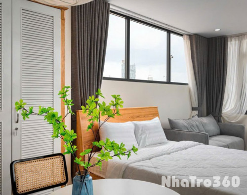 CHO THUÊ CĂN HỘ TÁCH BẾP 1PN NGAY ETOWN2 CỘNG HOÀ, CV HOÀNG HOA THÁM, KHU K300