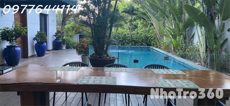 Cho thuê Biệt Thự Đảo Xanh Hòa Cường Bắc, Hải Châu, có hồ bơi đầy đủ nội thất