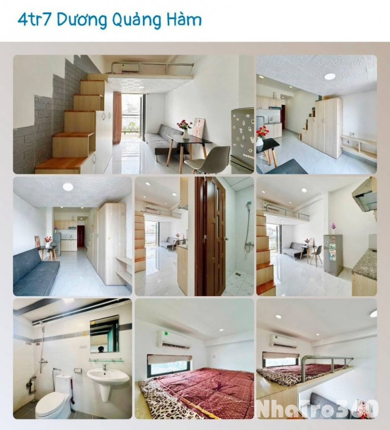 Các căn hộ đầy đủ nội thất tiện nghi