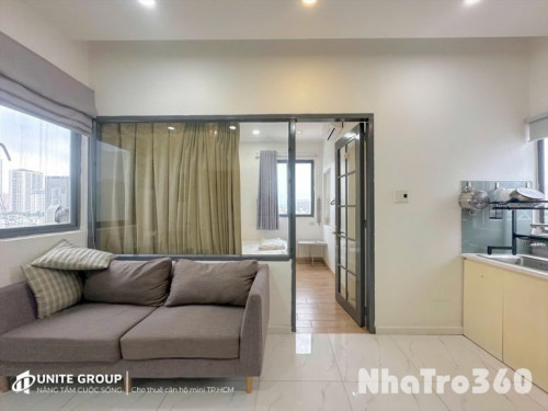 Căn hộ 1 phòng ngủ cửa sổ trời gần Etown Tân Bình