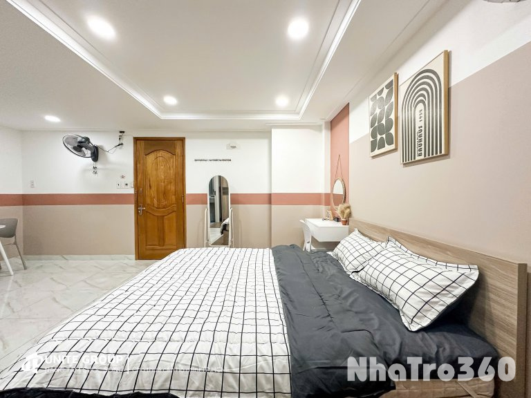 CĂN HỘ CHO THUÊ STUDIO TÁCH BẾP VỪA HOÀN THÀNH TẠI Q10 GẦN CÔNG TRƯỜNG DÂN CHỦ