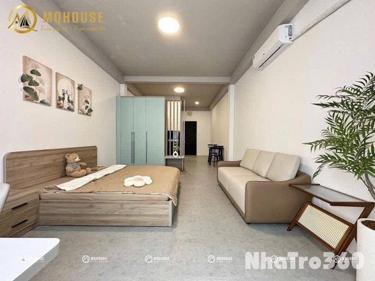 Cho thuê căn hộ 40m2 có BC gần CV Lê Thị Riêng