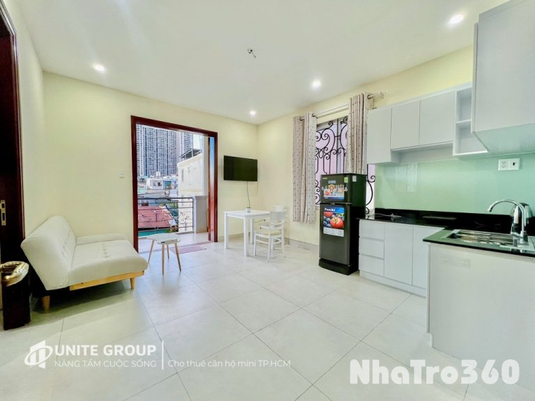 1PN BAN CÔNG, MÁY GIẶT RIÊNG, FULL NT QUẬN 1