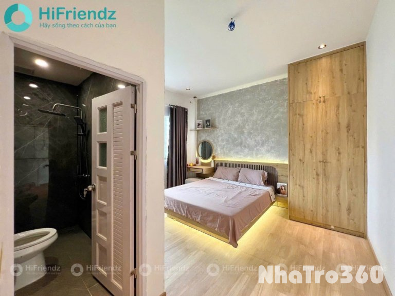 1 phòng ngủ, ban công riêng, Full nội thất