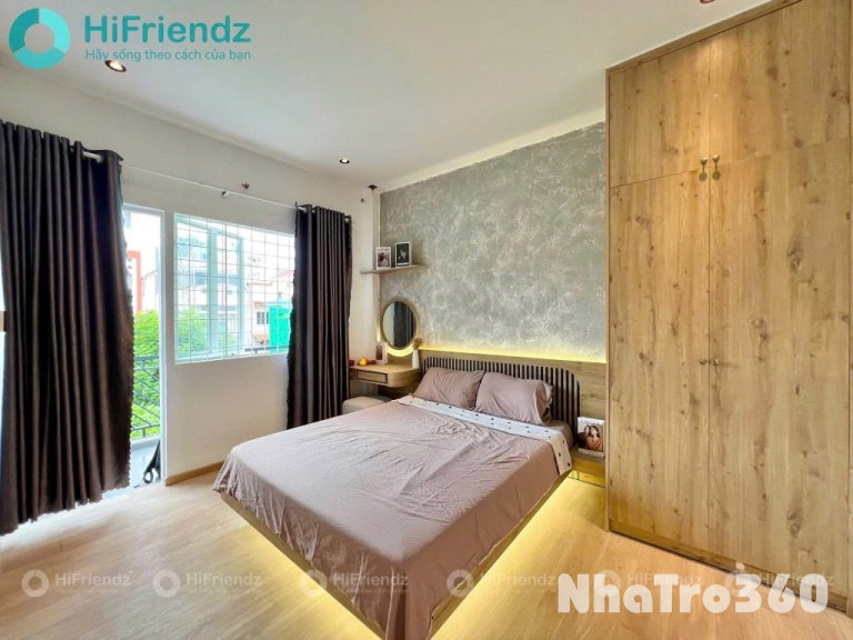 Full nội thất, cửa sổ, ban công, studio, giá rê