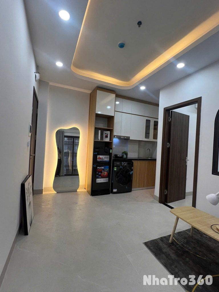 (Cực Hot) Căn hộ Studio cao cấp 25m2 mới khai trương tại ngõ 72 Dương Quảng Hàm - Có máy giặt riêng