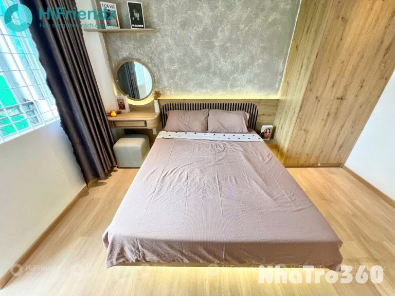 Full nội thất, cửa sổ, ban công, studio, giá rê