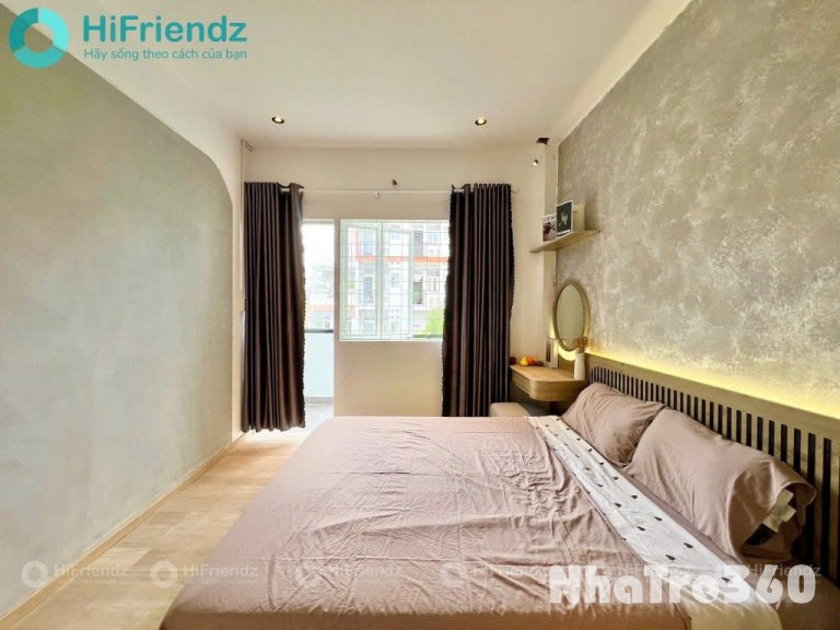 Full nội thất, cửa sổ, ban công, studio, giá rê