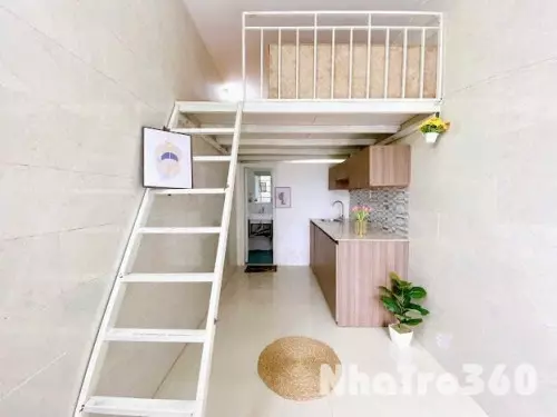 Căn hộ mini_thoáng mát_ban công_thang máy rộng
