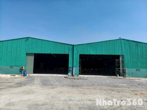 Cho thuê kho xưởng 5.000m² tại Dĩ An, Bình Dương – Giá chỉ 150 triệu/tháng, đường container, ưu tiên kho cơ khí