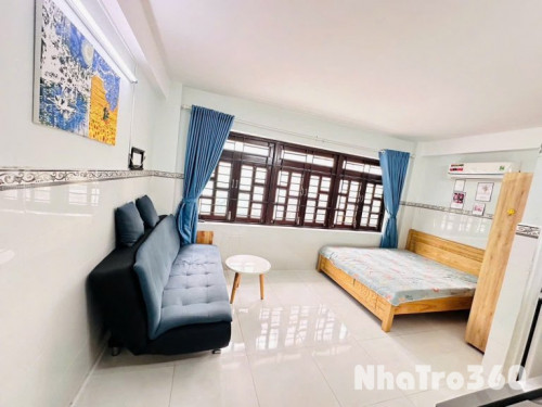 Studio 35m2 full nội thất có cửa sổ lớn