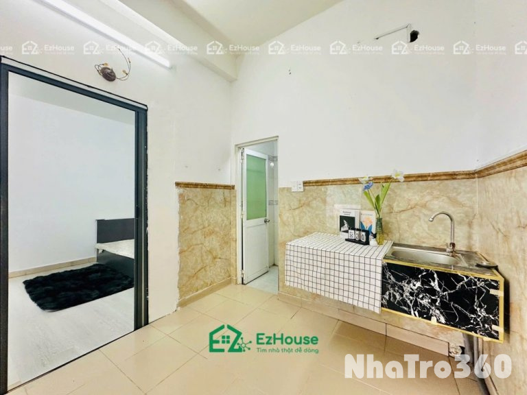 Full nội thất, tách bếp, 1pn, tự do