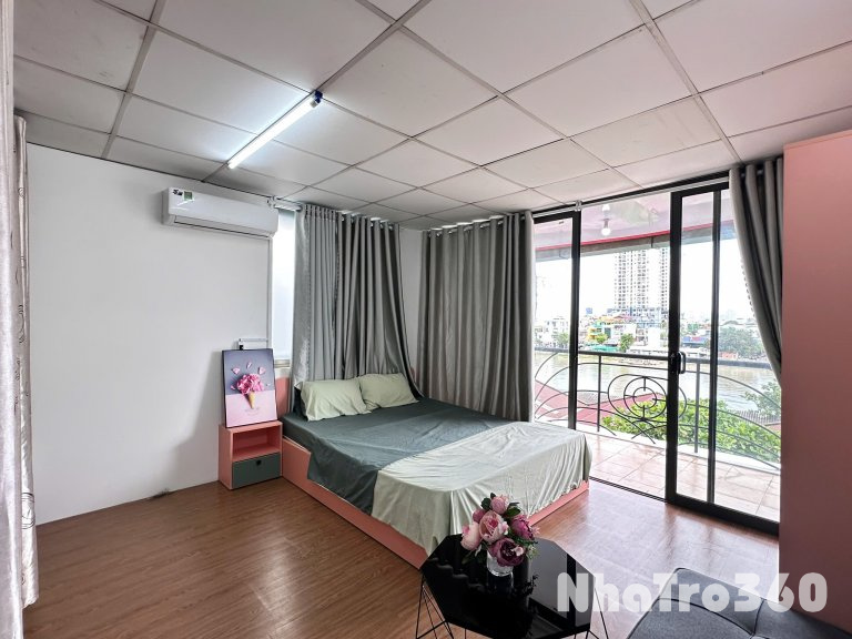 Cho thuê căn hộ 1PN, Q4 || Đường Tôn Thất Thuyết || gần Nhà Thờ Xóm Chiếu, cầu Kênh Tẻ