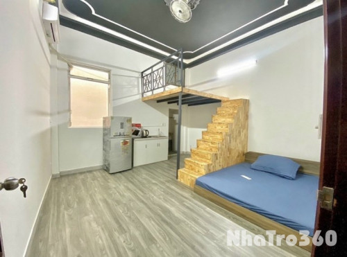Full nội thất, gác cao, free xe, tự do, giá rẻ