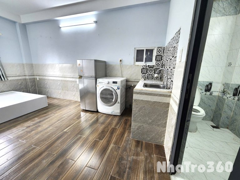 Cho thuê căn hộ Studio Cửa sổ, Máy giặt riêng Q8 gần Parc Mall, công viên Tạ Quang Bửu