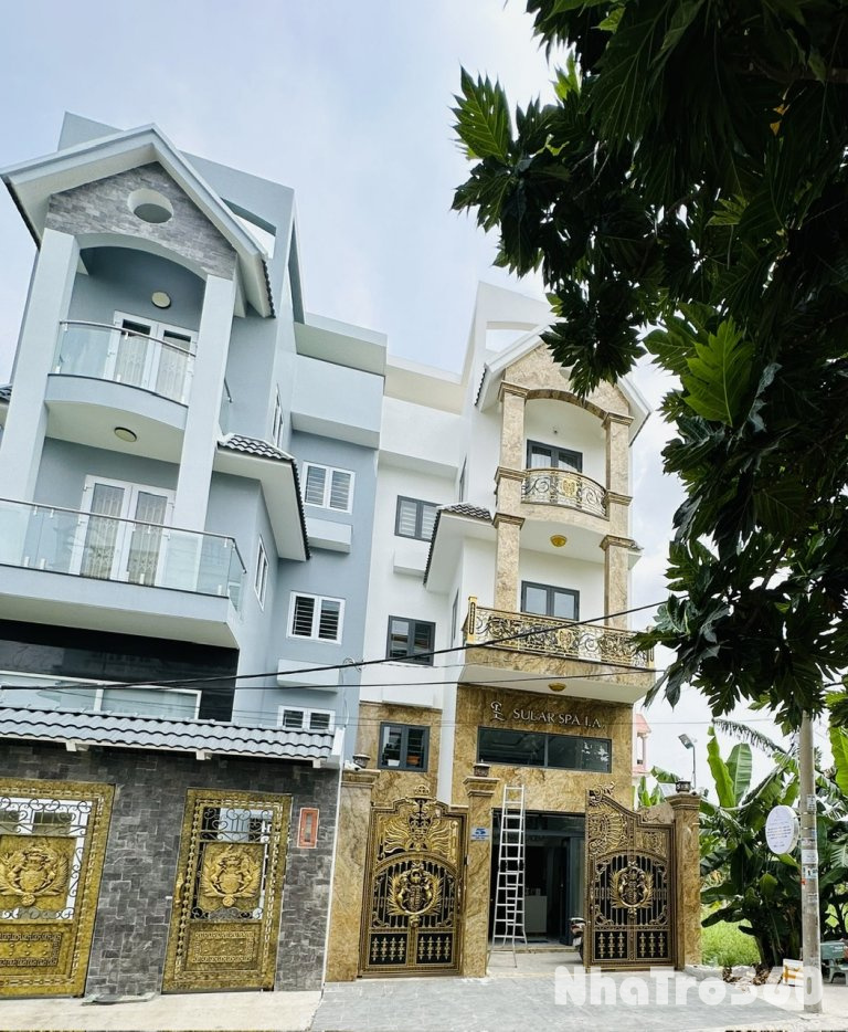 CHO THUÊ NHÀ KINH DOANH FULL NỘI THẤT-DT: 120M2, 7PN, MẶT TIỀN 6M, GIÁ TỐT-SỐ 5, ĐƯỜNG D4A, P.7, Q.8, HCM