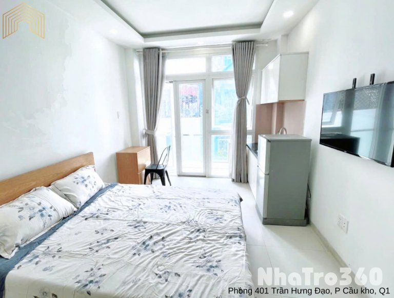 CĂN HỘ CÓ CỬA SỔ FULL NỘI THẤT QUẬN 1