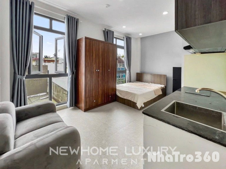 Căn hộ 35m2 có ban công và máy giặt riêng TB