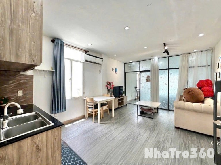 Cho thuê căn hộ 1PN, Q4 || đường Đoàn Như Hài || gần ĐH Luật, cầu Khánh Hội, chợ Xóm Chiếu