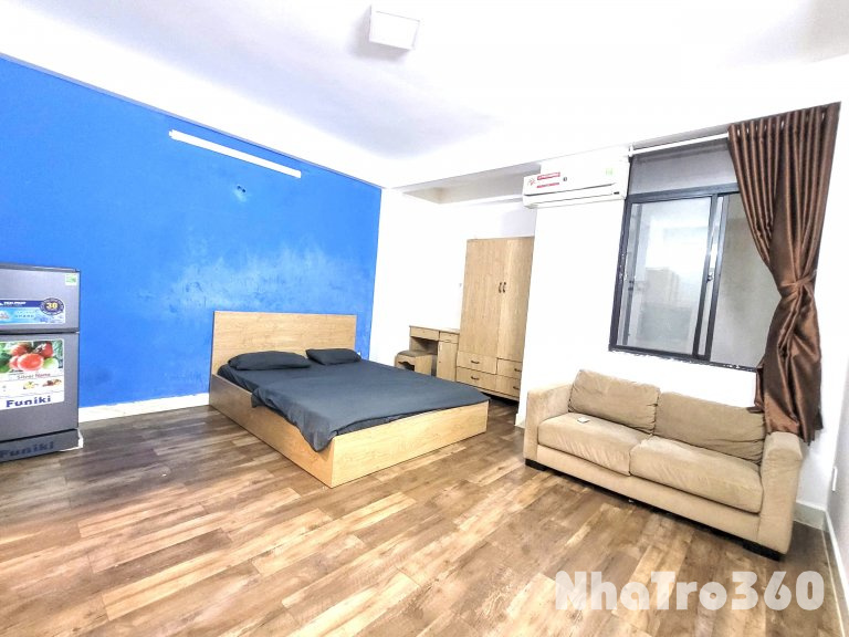 Cho thuê căn hộ Studio Cửa sổ Q1 gần Ngã Năm Cống Quỳnh, Bộ Công An, công viên 23 tháng 9