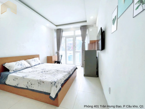 CĂN HỘ CÓ CỬA SỔ FULL NỘI THẤT QUẬN 1