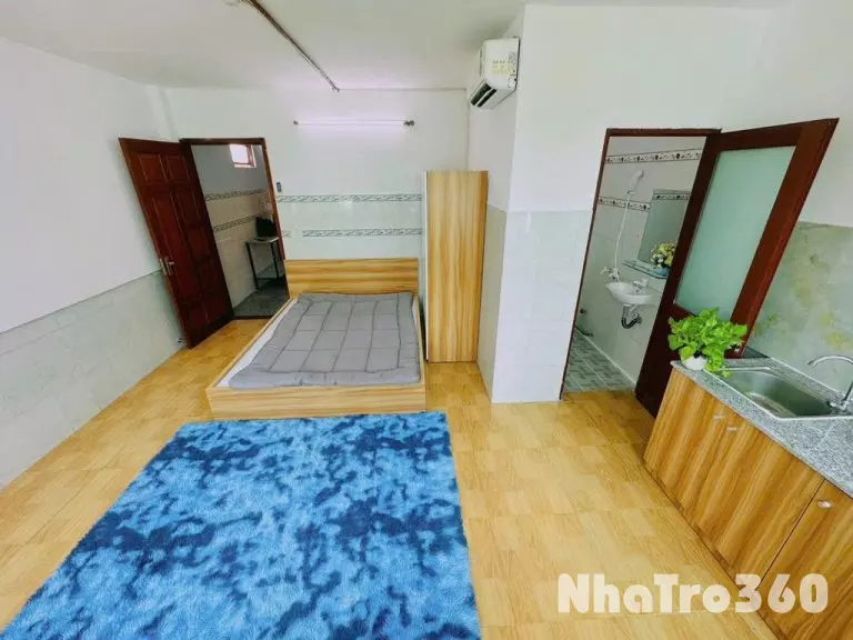 Studio full nt , cửa sổ trời , thang máy , vân tay