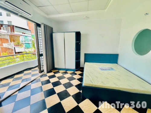 🏠Cho thuê căn hộ 1PN Ban công Q10 gần Vạn Hạnh Mall, ĐH Huflit, ĐH UEH, Ngã Bảy Lý Thái Tổ