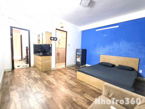 Cho thuê căn hộ Studio Cửa sổ Q1 gần Ngã Năm Cống Quỳnh, Bộ Công An, công viên 23 tháng 9