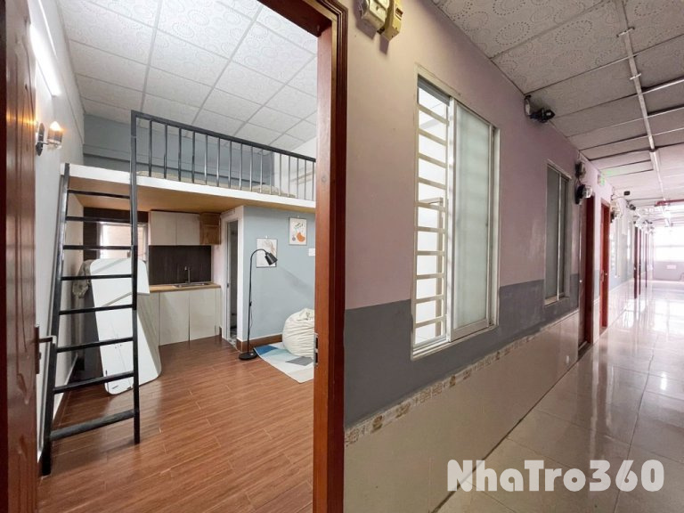 Duplex gác cao cửa sổ 35m2 ngay xô viết nghệ tĩnh