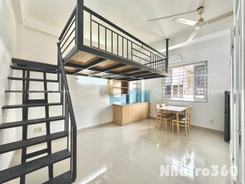 Cho thuê duplex gần ngay chợ Hoàng Hoa Thám, HVHK
