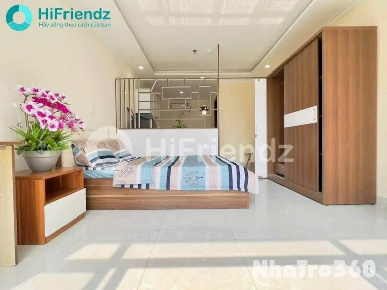 Căn hộ studio tách bếp full nội thất ở tân quy q7
