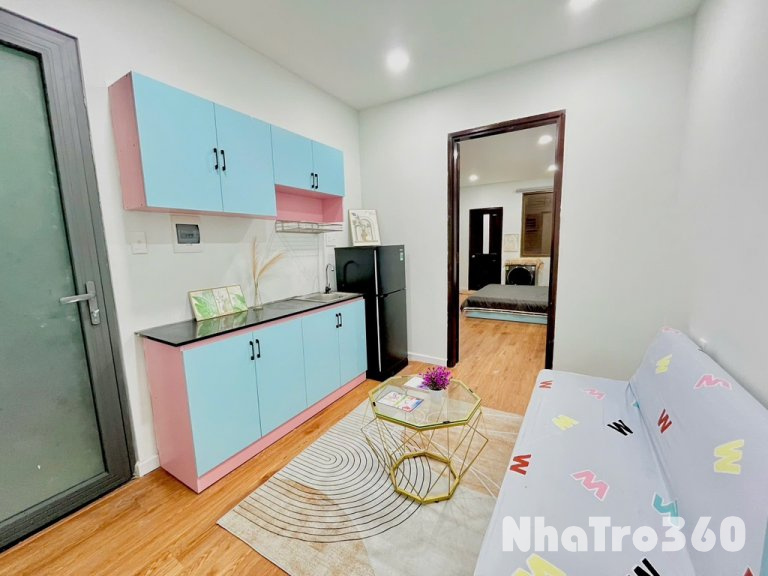 Studio tách bếp full nội thất, máy giặt riêng q7