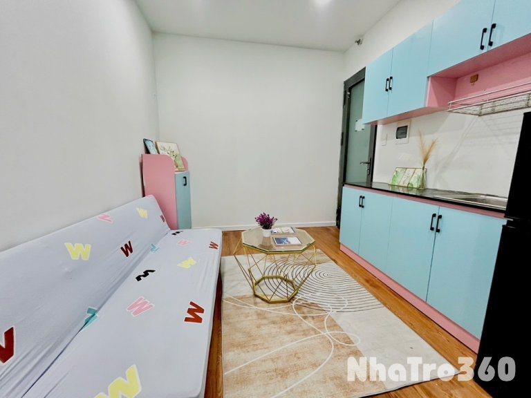 Studio tách bếp full nội thất, máy giặt riêng q7