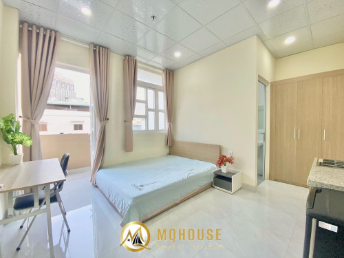 🏠Cho thuê căn hộ Studio Ban công Q1 gần chợ Tân Định, nhà thờ Tân Định