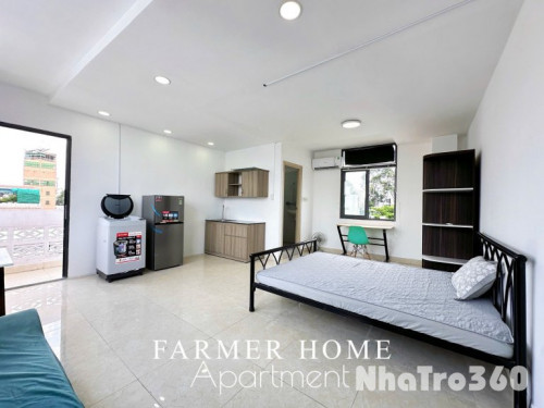 Cho thuê căn hộ Studio Ban công, Máy giặt riêng Q1 gần công viên Lê Văn Tám, chợ Tân Định, nhà thờ Tân Định