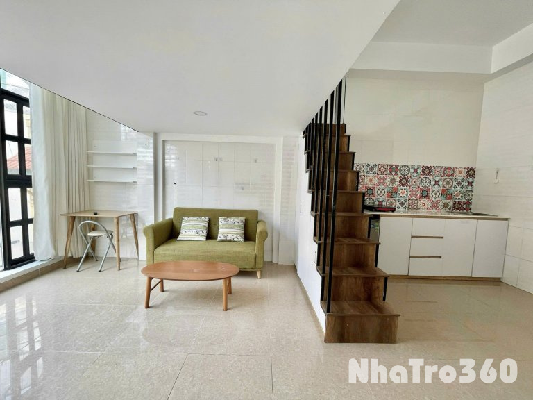 Cho Thuê Căn Hộ Dịch Vụ Duplex 70m2 Siêu Rộng Cửa Sổ Lớn Gần Sân Bay Giá Chỉ 9tr