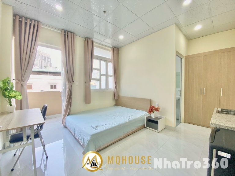 🏠Cho thuê căn hộ Studio Ban công Q1 gần chợ Tân Định, nhà thờ Tân Định