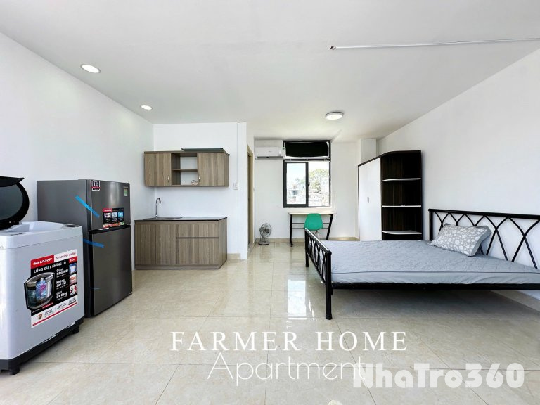 Cho thuê căn hộ Studio Ban công, Máy giặt riêng Q1 gần công viên Lê Văn Tám, chợ Tân Định, nhà thờ Tân Định