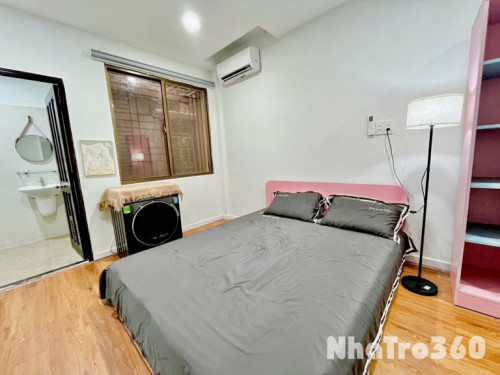 Studio tách bếp full nội thất, máy giặt riêng q7