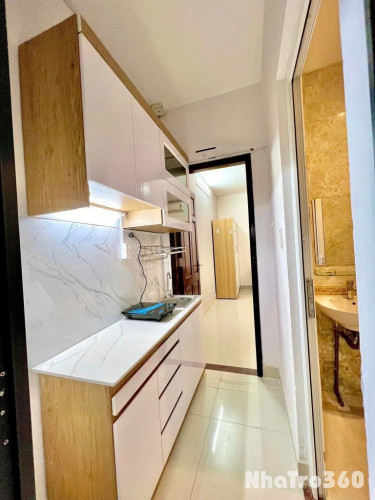 Studio tách bếp full nội thất máy giặt riêng rmit