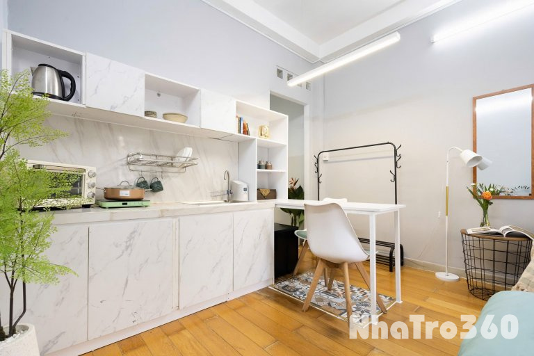 🏠Cho thuê căn hộ Studio Cửa sổ trời Q1 gần vòng xoay Điện Biên Phủ, cầu Thị Nghè