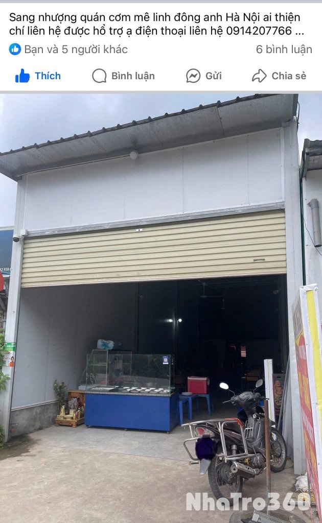 SANG NHƯỢNG QUÁN CƠM TẠI MÊ LINH – ĐÔNG ANH – HÀ NỘI