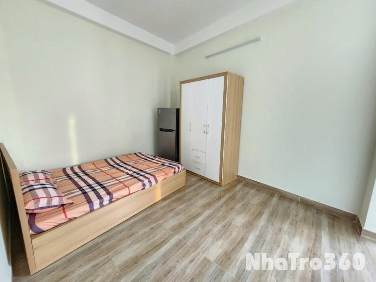 Studio full nội thất ban công to siêu thoáng