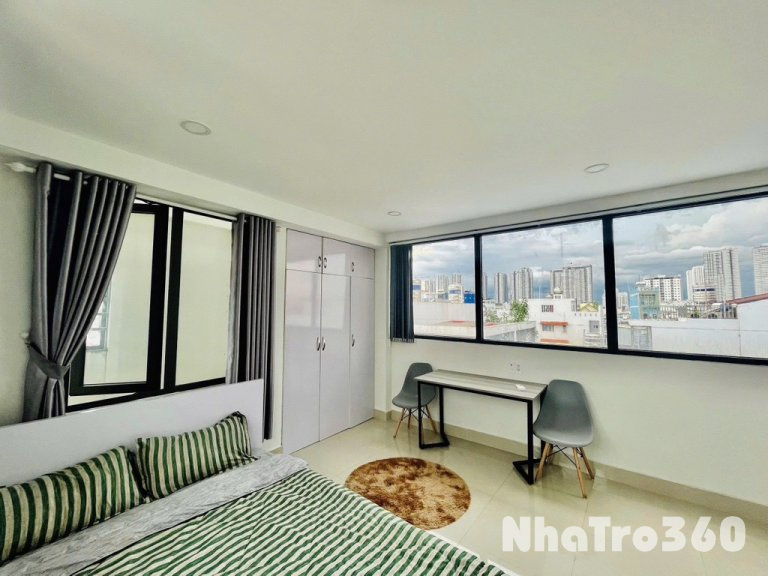 Studio cửa sổ rộng thoáng, full nội thất, tân quy