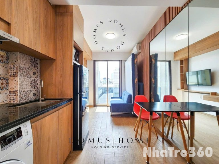 Cho thuê studio bancong full nội thất, chợ tân mỹ