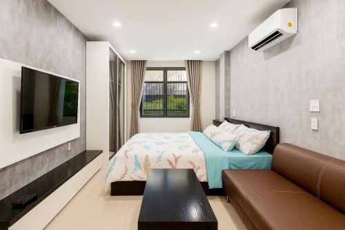 Cho thuê căn hộ Q1, đường Nguyễn Cảnh Chân, gần cầu Nguyễn Văn Cừ, Công Viên 23/9, ĐH Văn Lang