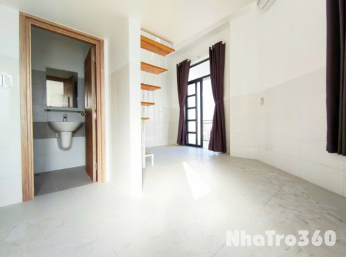 Căn hộ mới keeng có gác ban công đẩy đủ nội thất